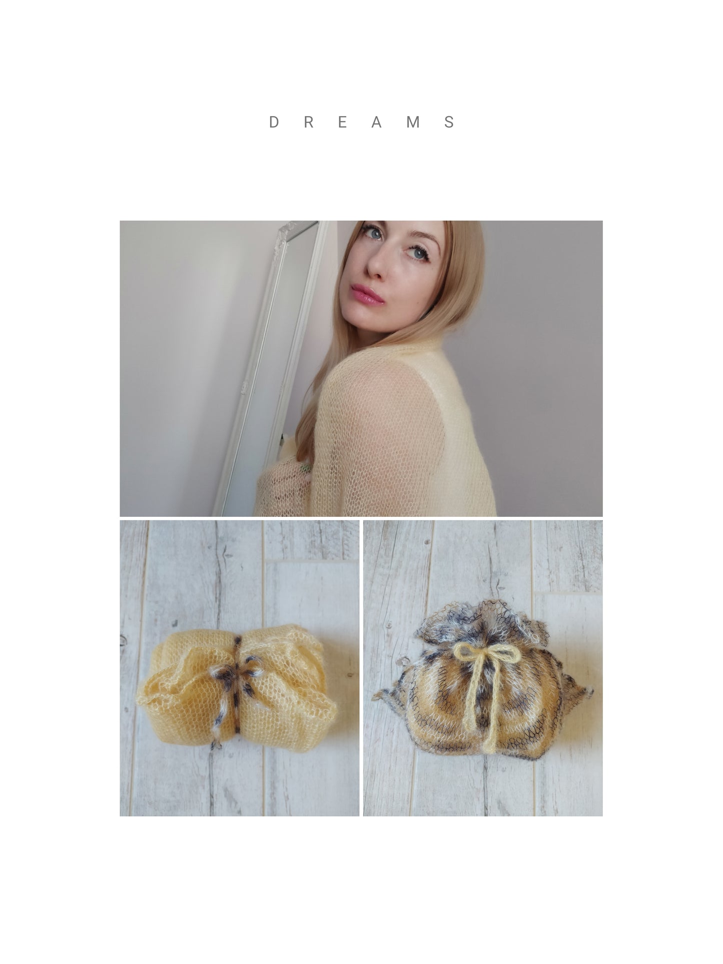 Mohair and SILK Light Peach Color Lightweight Transparent NON-ITCHY Shawl Wrap