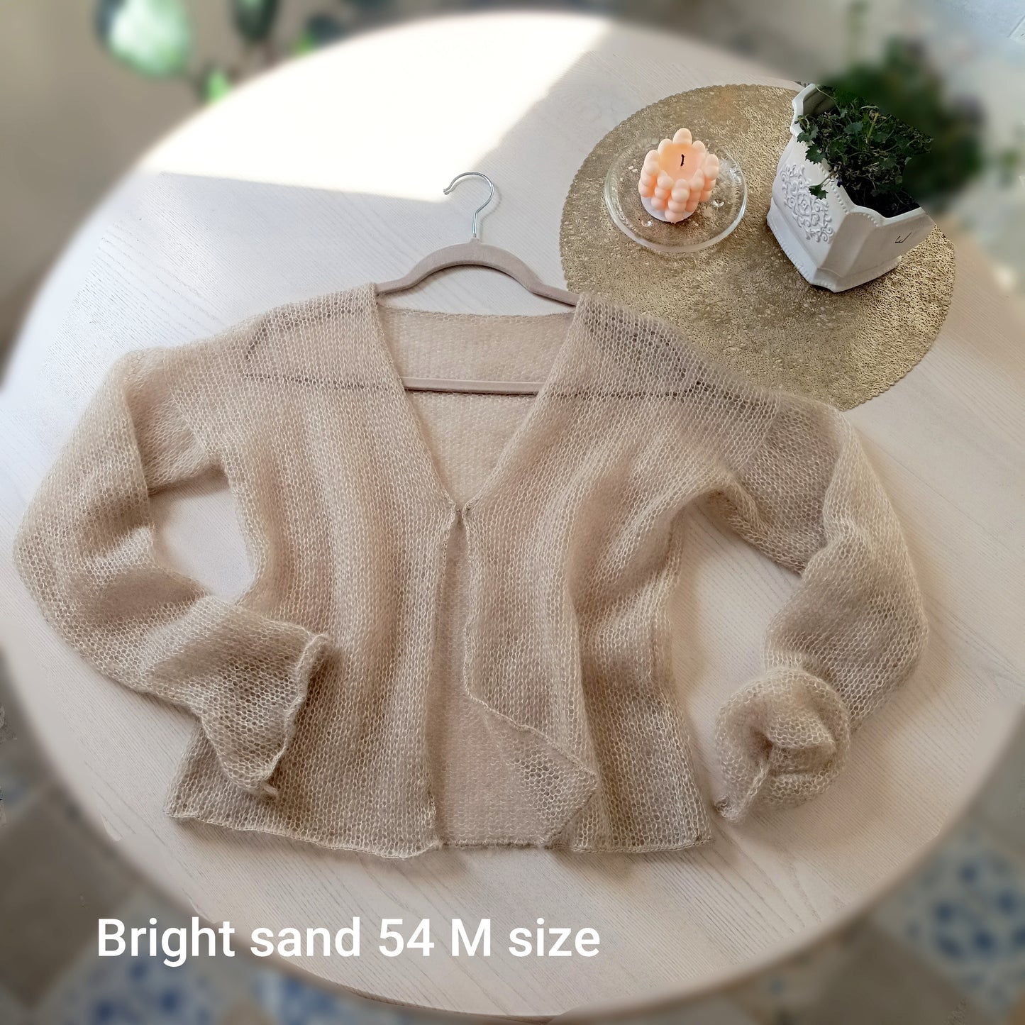 Mohair Silk Cardigan: Lightweight Slim Knit Sweater