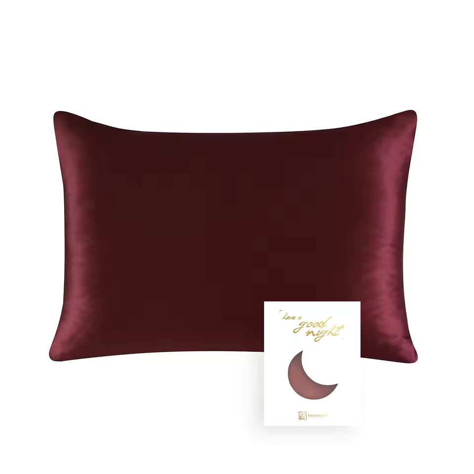 Claret Silk pillowcase