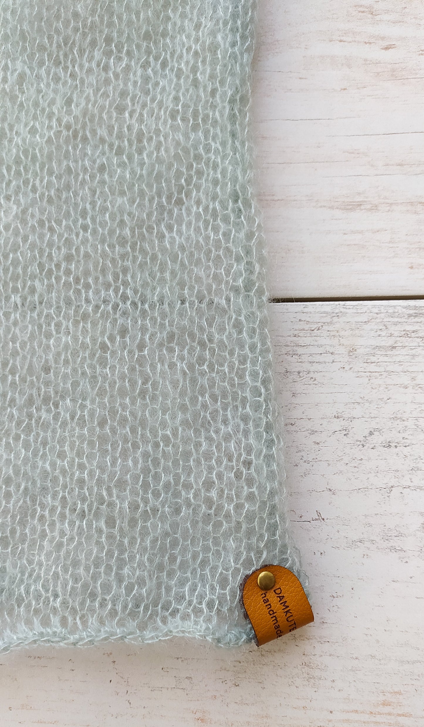 Mint Green Mohair Silk Cardigan: Lightweight Knit Sweater XS-S-M