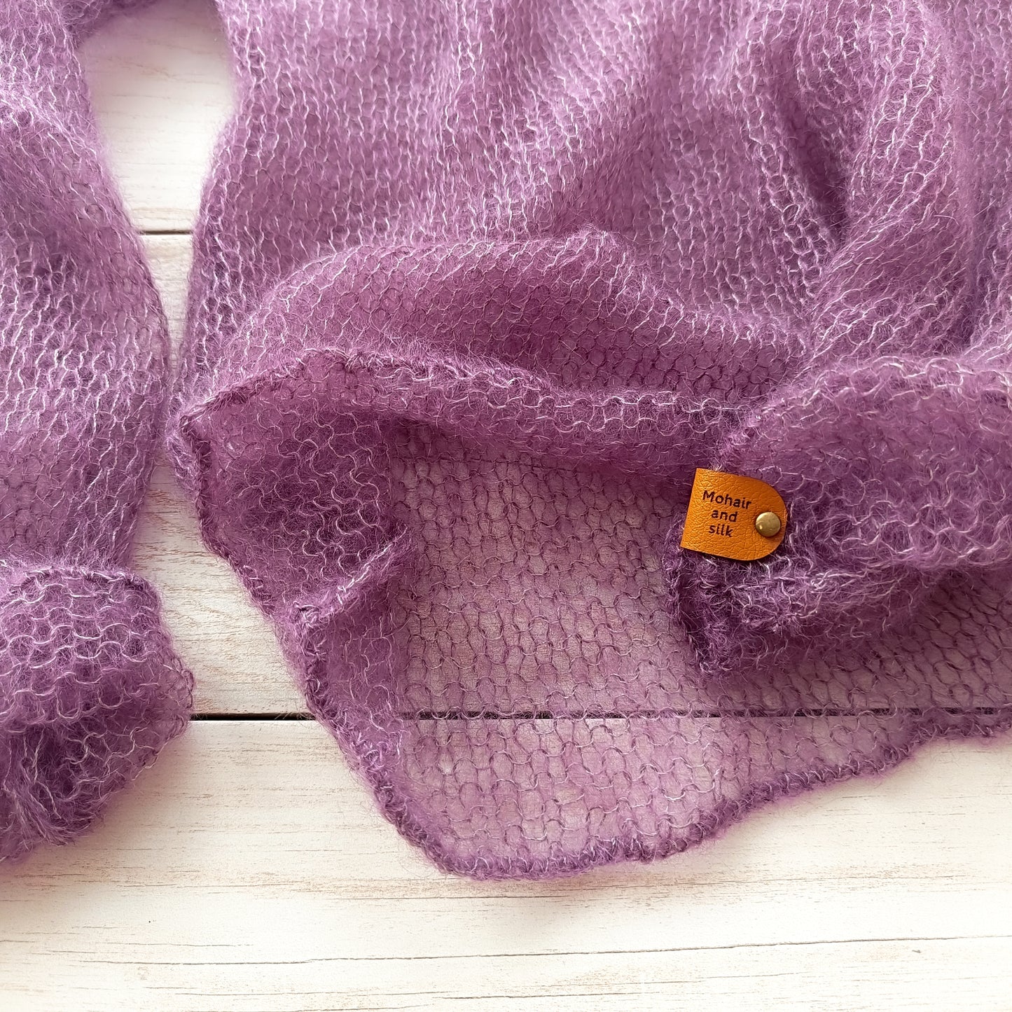 Mohair and Silk Sweater: Lightweight Sheer Knit Top