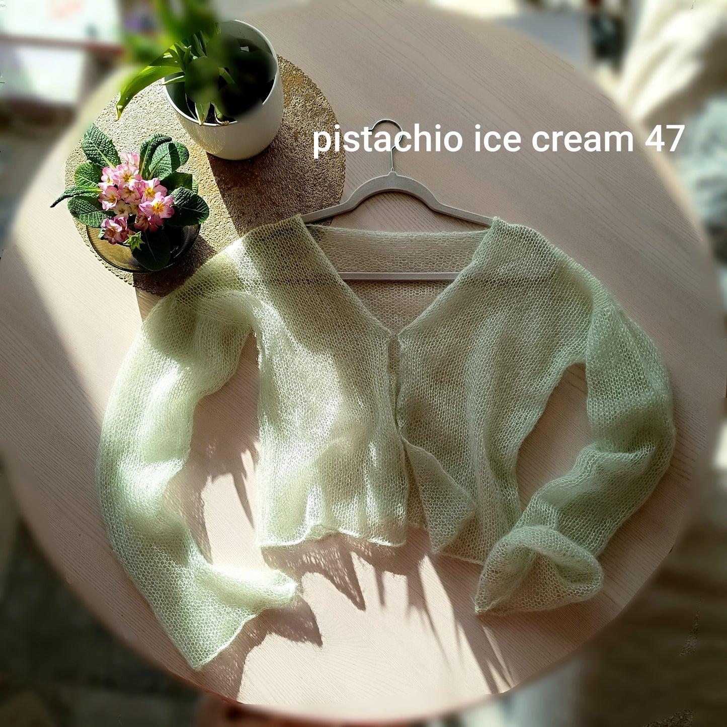 Mohair Silk Cardigan: Lightweight Slim Knit Sweater