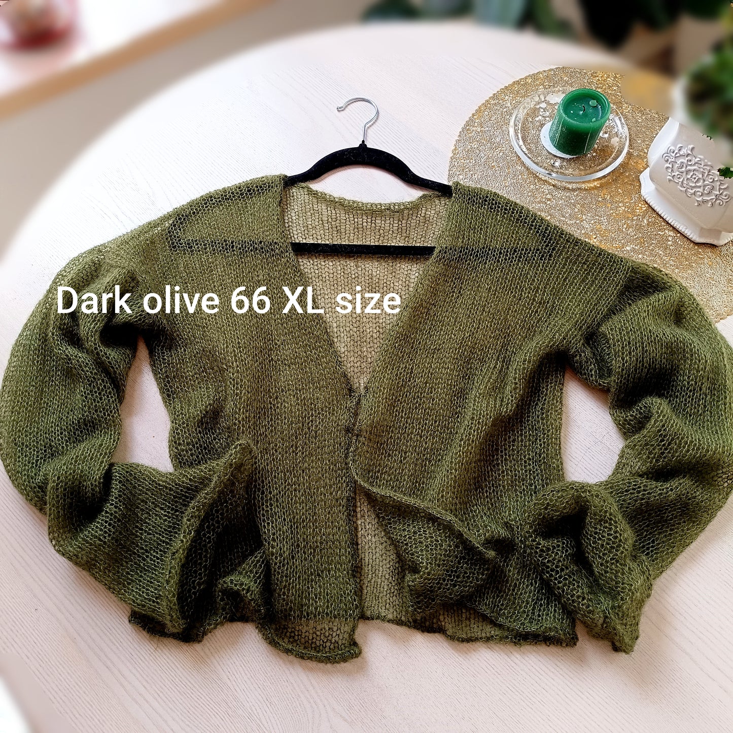 Mohair Silk Cardigan: Lightweight Slim Knit Sweater