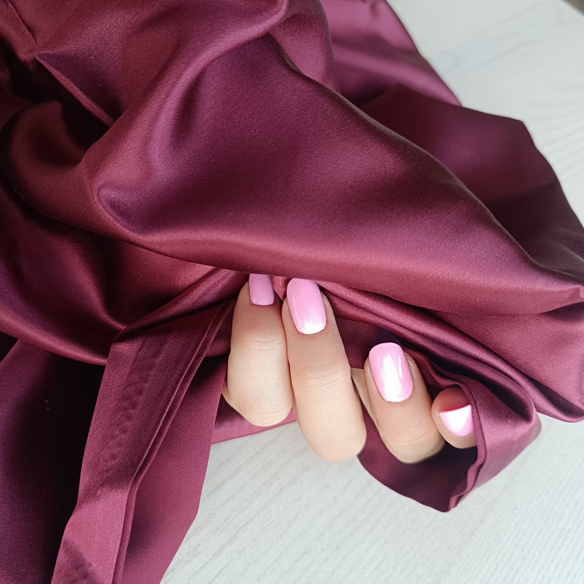 Claret Silk pillowcase
