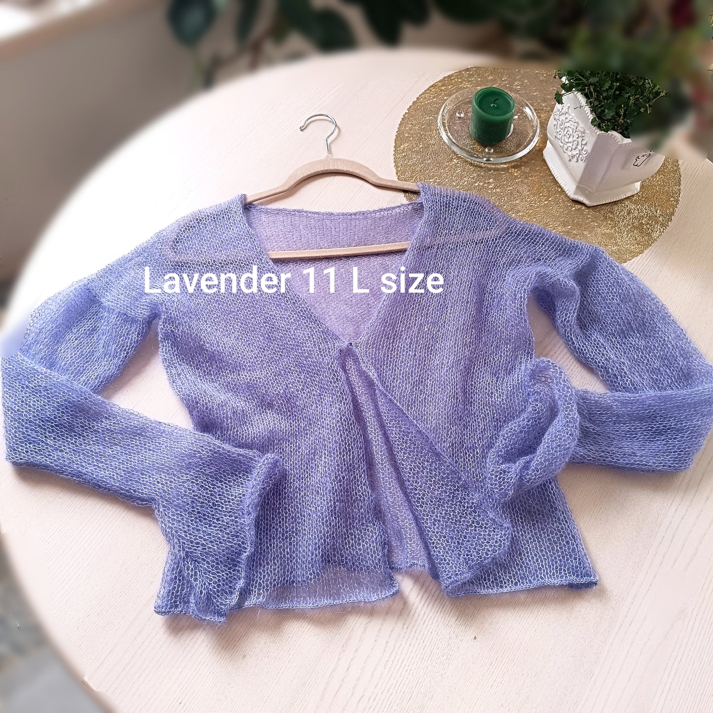 Mohair Silk Cardigan: Lightweight Slim Knit Sweater