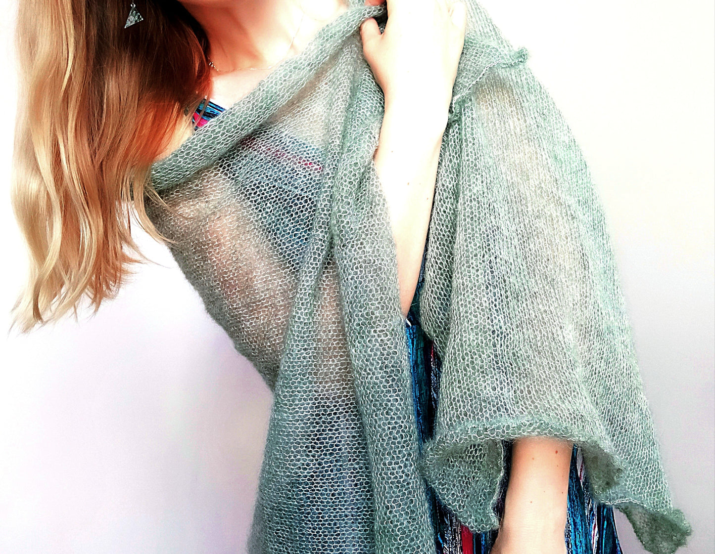 Mohair Silk Shawl: Lightweight Elegant Wrap