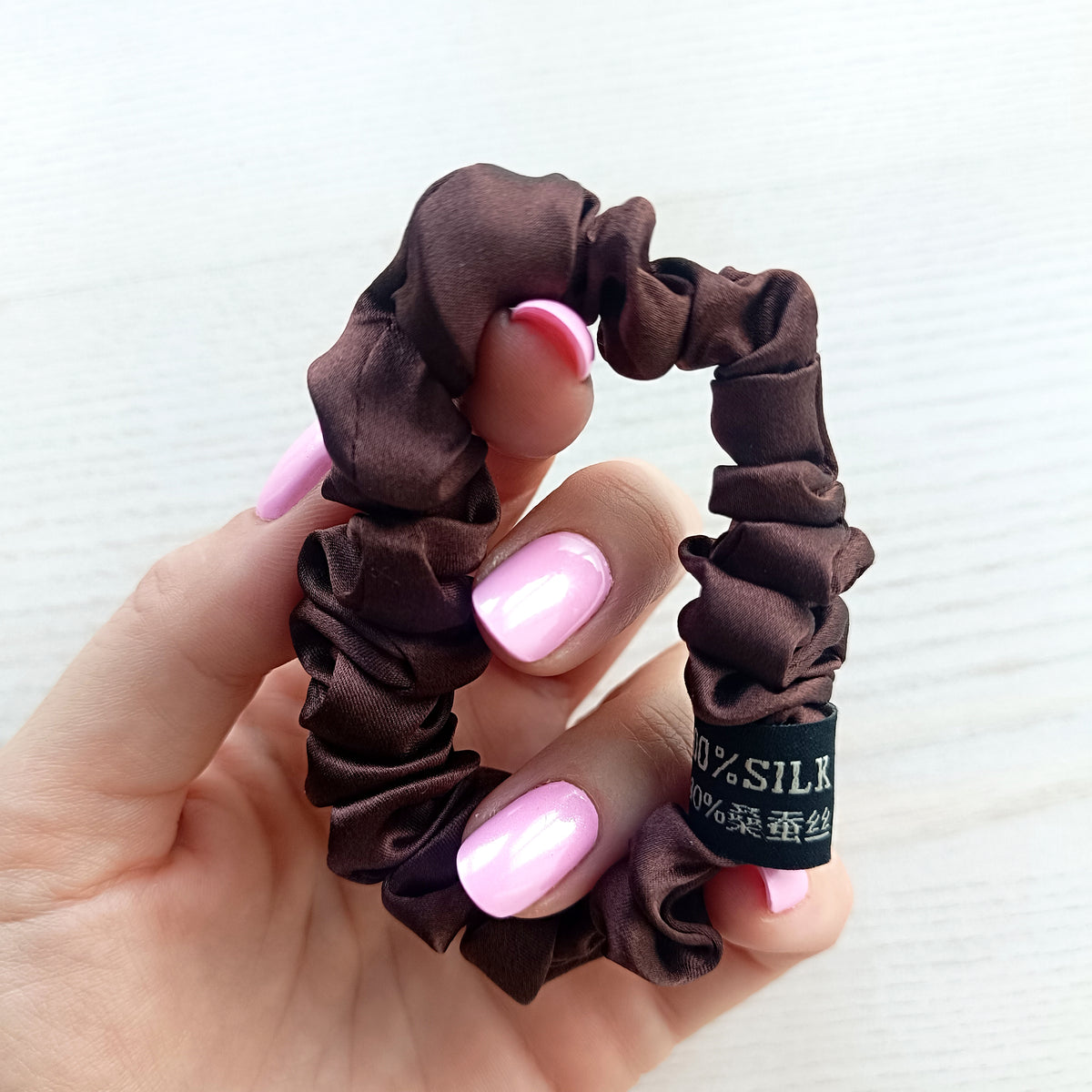 Bordo 100% Mulberry Šilko Pagalvės Užvalkalas (22 momai), Dviejų Vienetų Rinkinys ir 100% Šilko Plaukų Gumelė